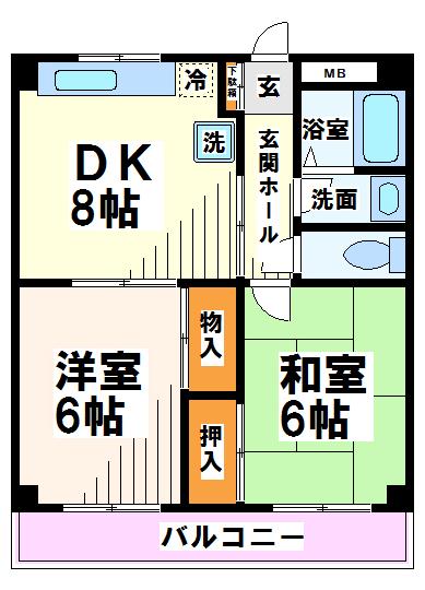 ベルテ堀江 間取り