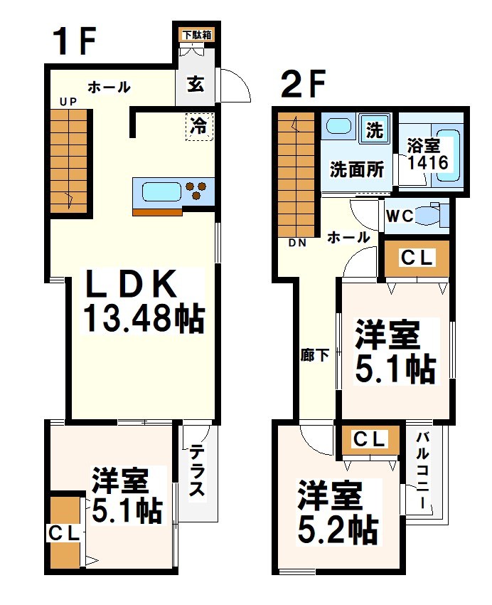 （仮）GOHONGI PROJECT 東棟   間取り