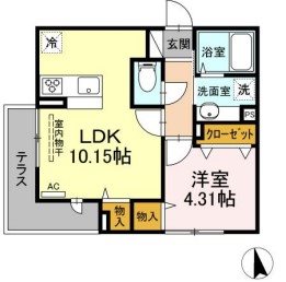 ヴィラルミナス羽根木 間取り