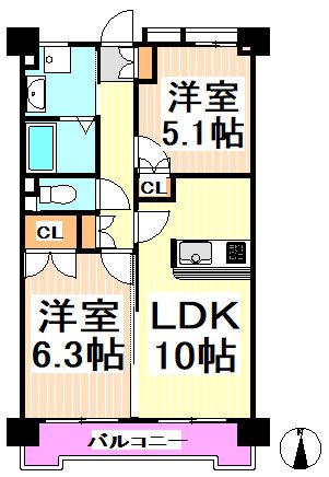 KDXレジデンス上北沢  間取り