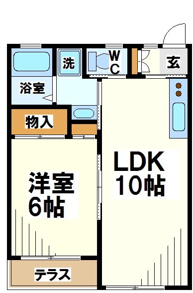 第一熊沢コーポ   間取り