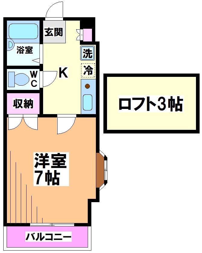 オーチャードハウス【下高井戸店専任物件】 間取り