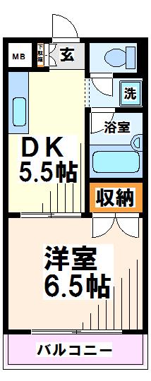 府中サンハイツ  間取り