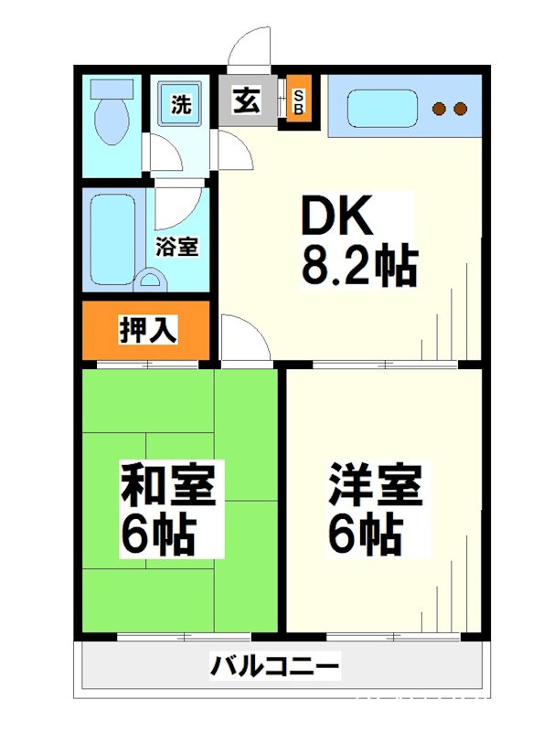 モアクレスト菊野台  間取り