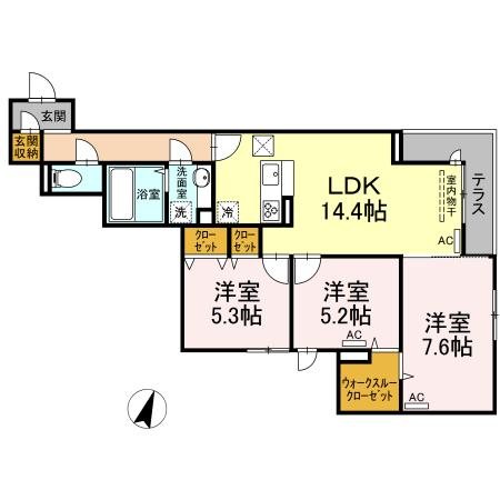 ラリュール浜田山 間取り