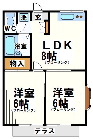 エスポワール   間取り