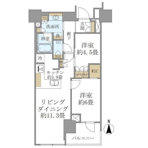 Brillia　Tower代々木公園CLASSY 間取り