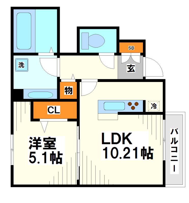 クリザンテーム  間取り