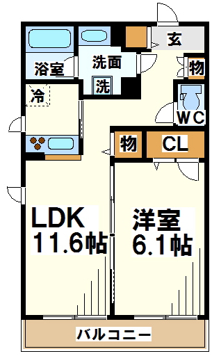 エクセルコート調布   間取り