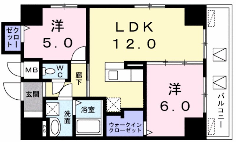 レジデンス桜樺  間取り