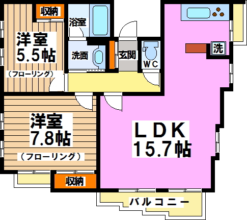 ラ・ファミーユ壱番館  間取り