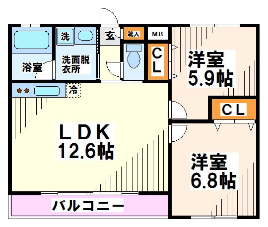 ウィステリア浅間  間取り