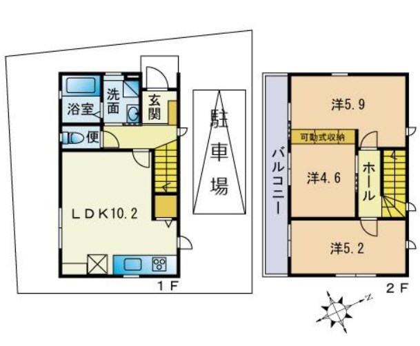 吉祥寺東町2丁目戸建 間取り図