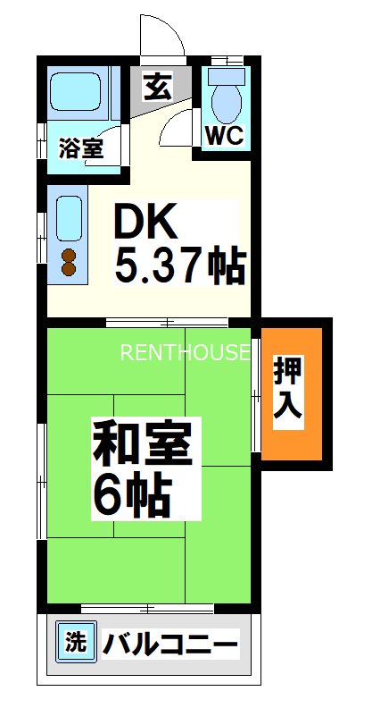 コーポ荒井   間取り