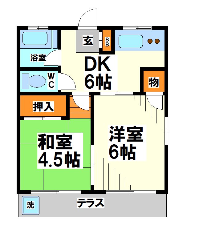 ビュー調布ヶ丘   間取り