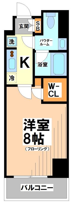 レジディア杉並方南町  間取り