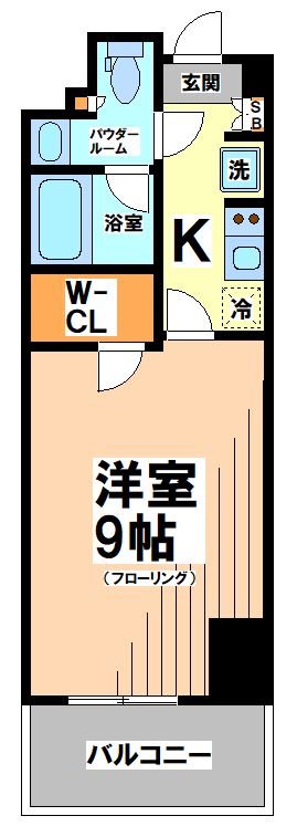 レジディア杉並方南町  間取り