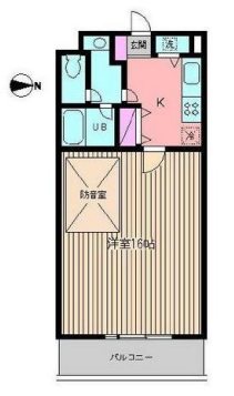 オクラファーム府中 間取り