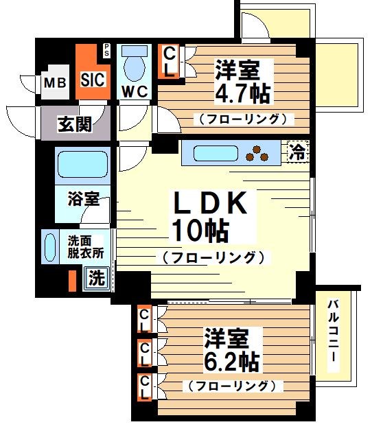 ボヌールステージ笹塚 間取り