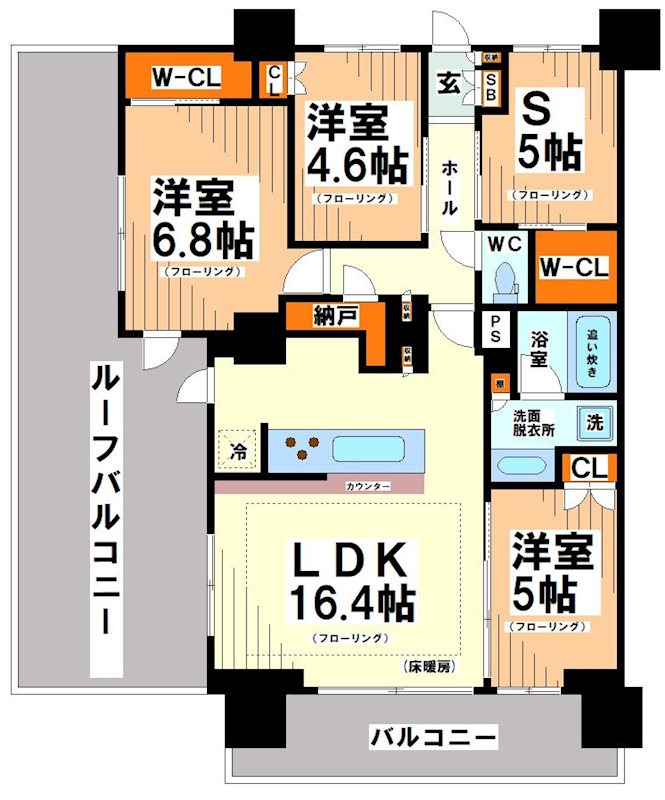 シティテラス杉並方南町サウス 間取り