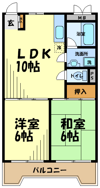 モンターニュ国領   間取り