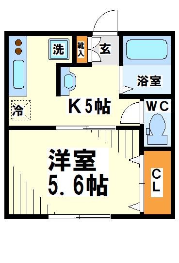 コーポアンドウ   間取り図