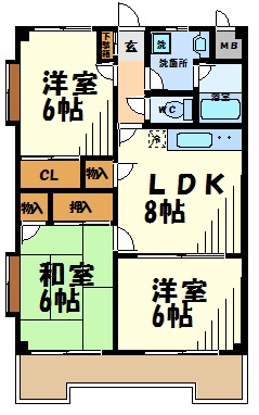 スプランドゥール国領   間取り