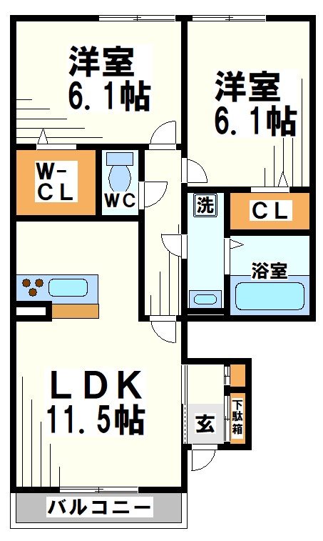 Camelot　 間取り