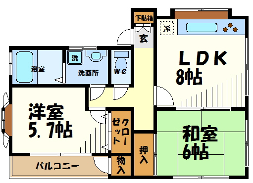 ピアエンゼル    間取り