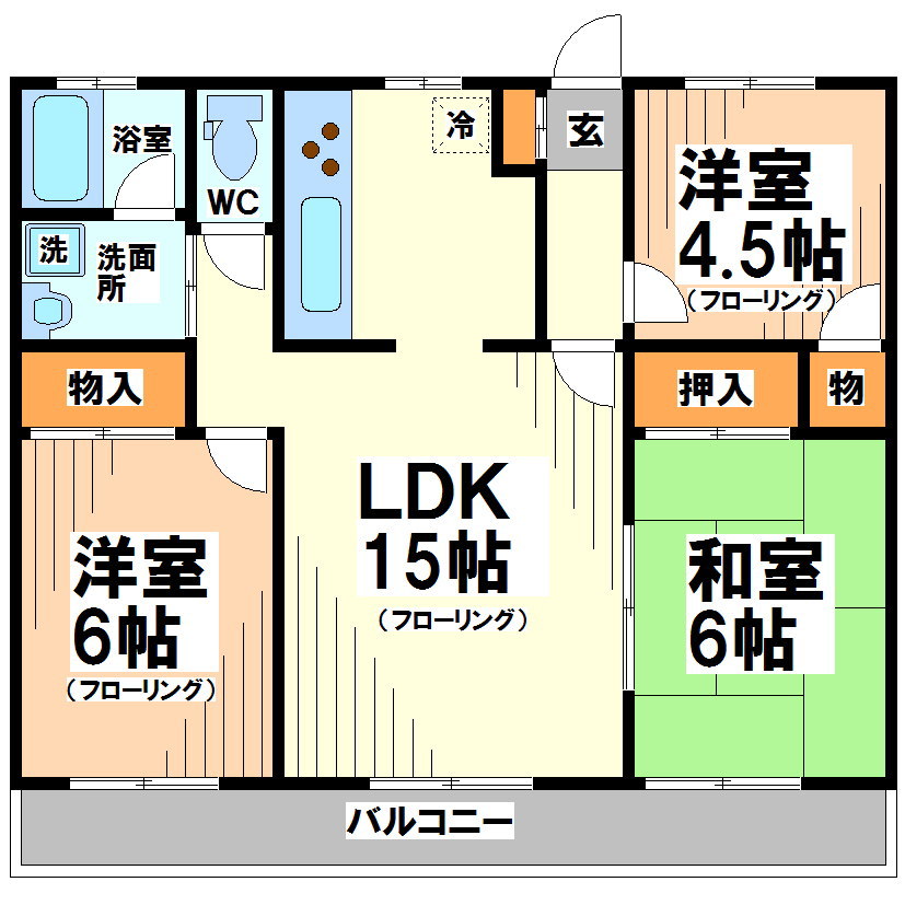 ベルミー浜田山 間取り