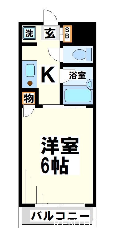 オランダ弐番館  間取り