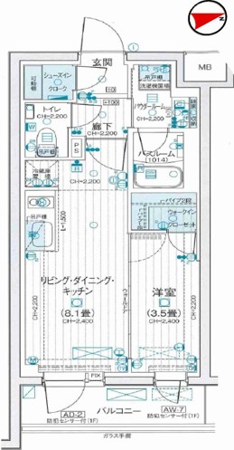 東京都杉並区西荻北１丁目 間取り