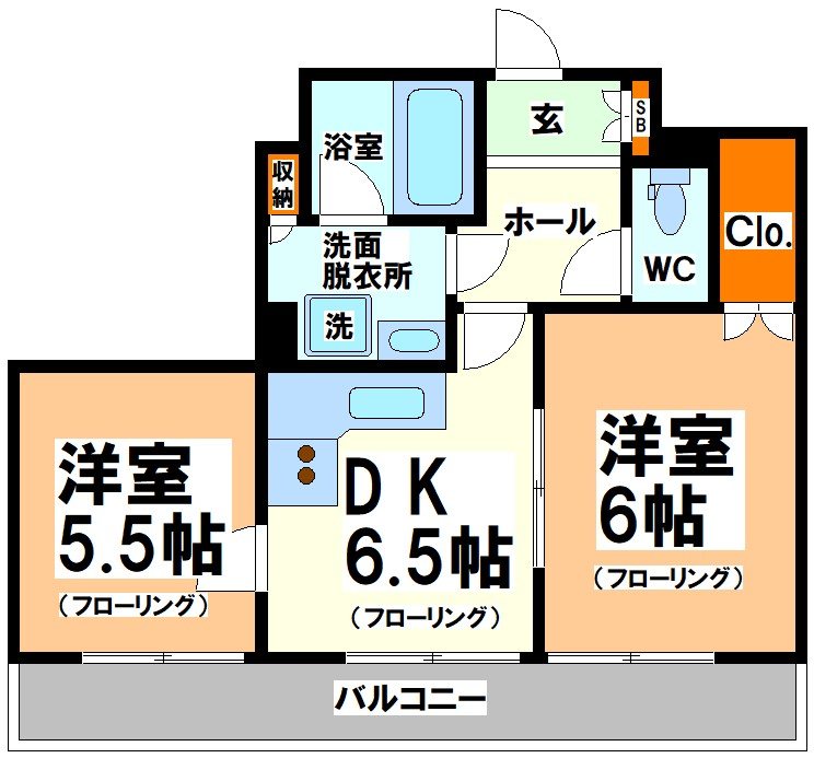 フェローレジデンツ新井 間取り