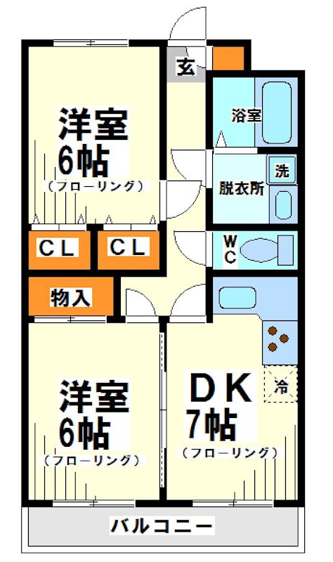 スタウト調布  間取り
