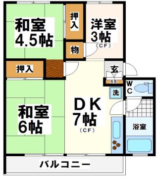 多摩川住宅   間取り