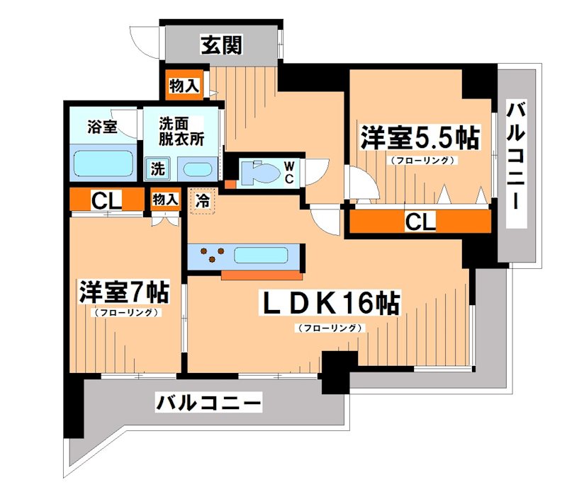 ハイムローゼ 間取り