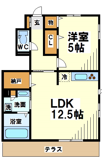 プラムガーデン  間取り