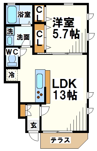ガーデンテラス  間取り図