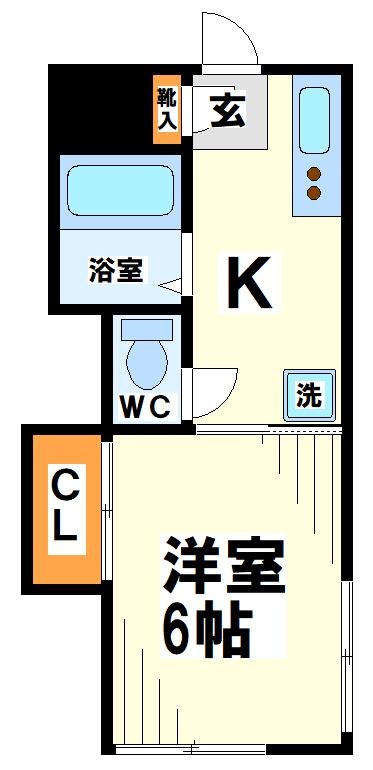 第1本多荘  間取り