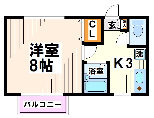アベニュートミタ  間取り