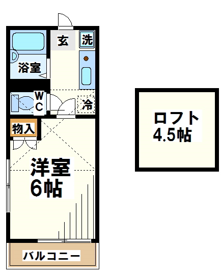 シャトルハイツシムラ  間取り