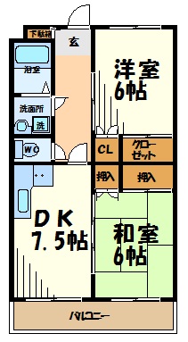 ファビラス     間取り