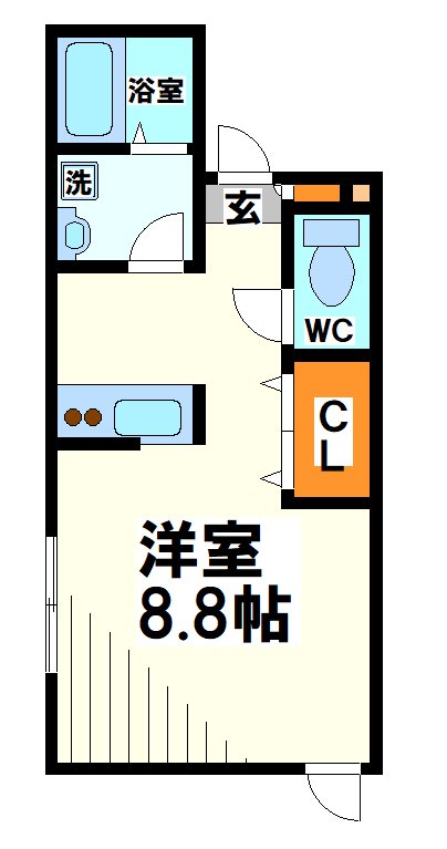 ボヌール白糸台   間取り