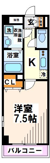 パールドゥＮ府中  間取り