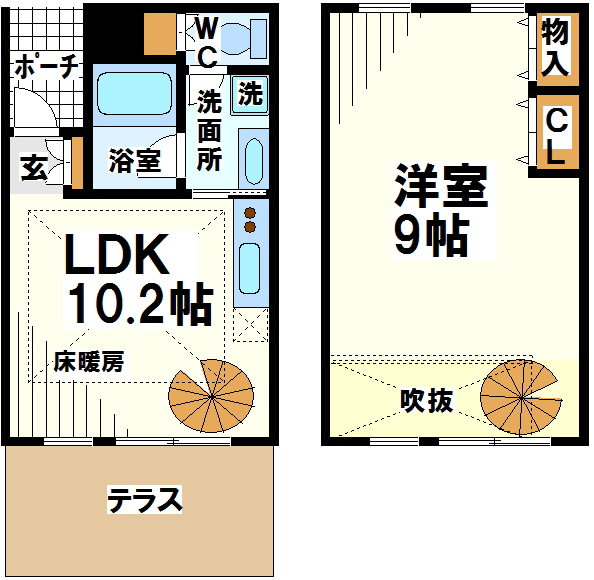 ルビサージュ  間取り