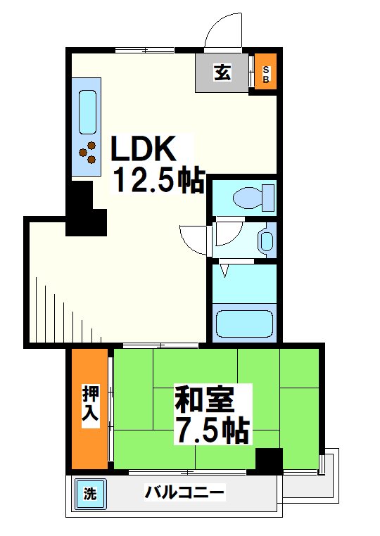 グランドール戸井田【当店限定物件】  間取り