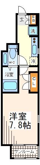 シティーコート府中  間取り