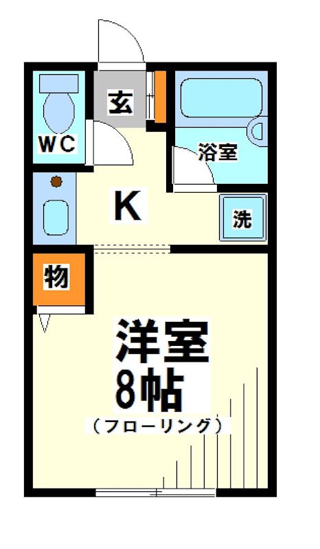 コーポフジタ  間取り