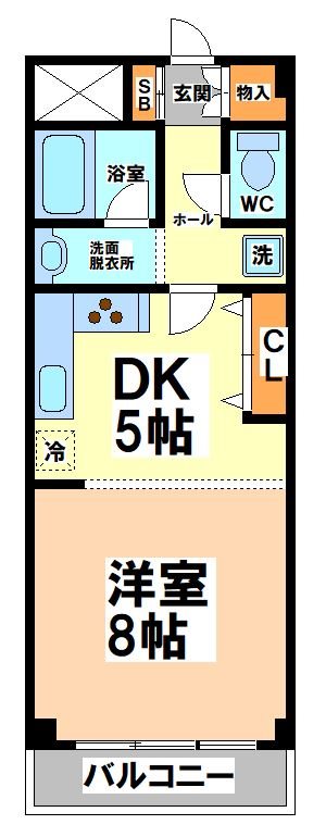 イズミタダマンション  間取り
