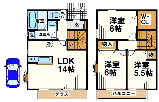 シルクパレスC 間取り